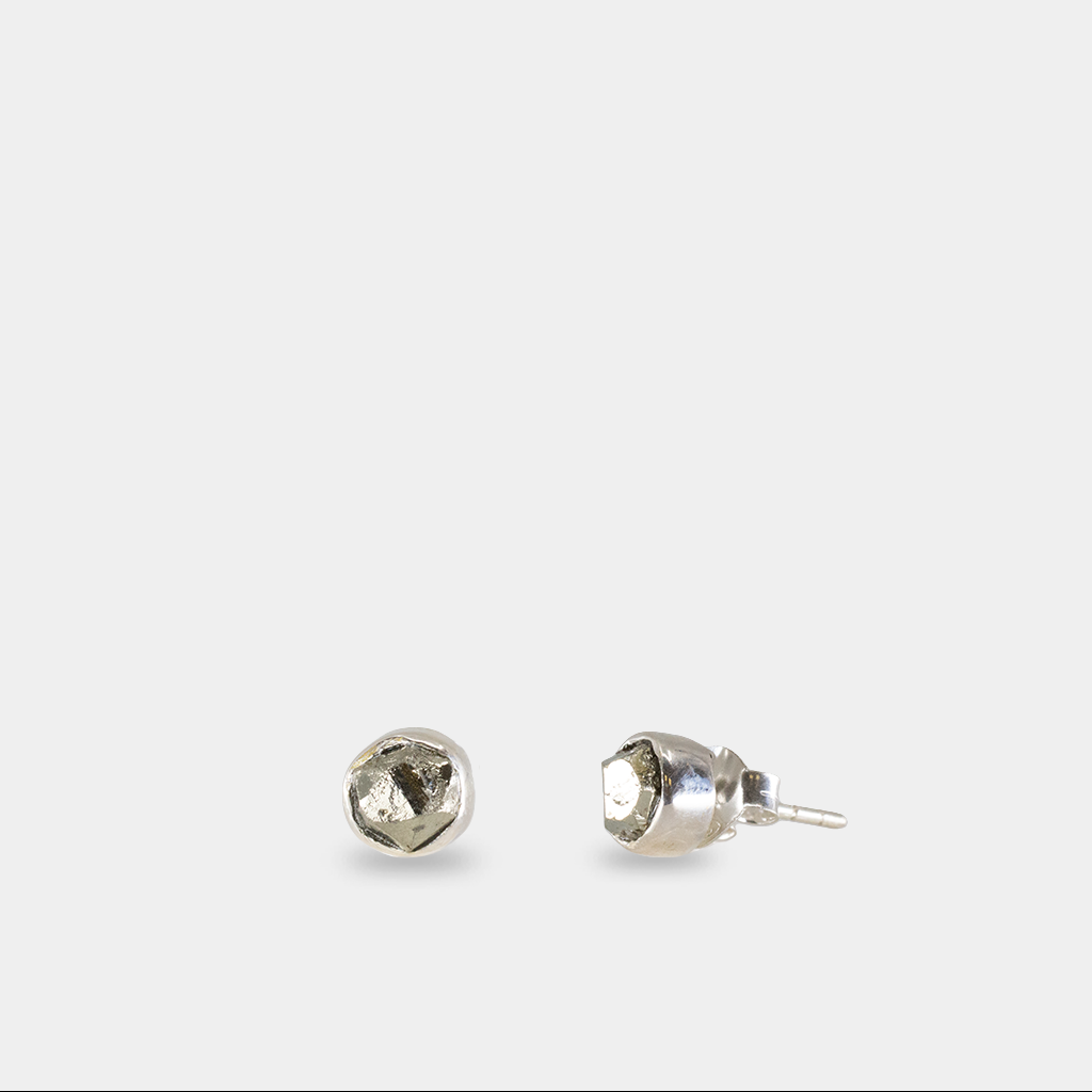 Pyrite Stud Earrings