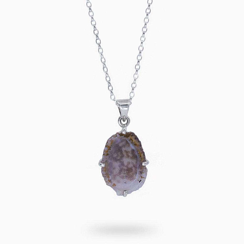 Agate Geode necklace