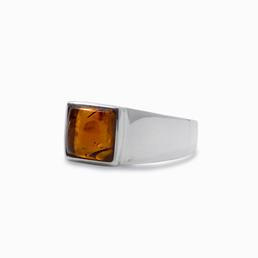 Amber ring side view
