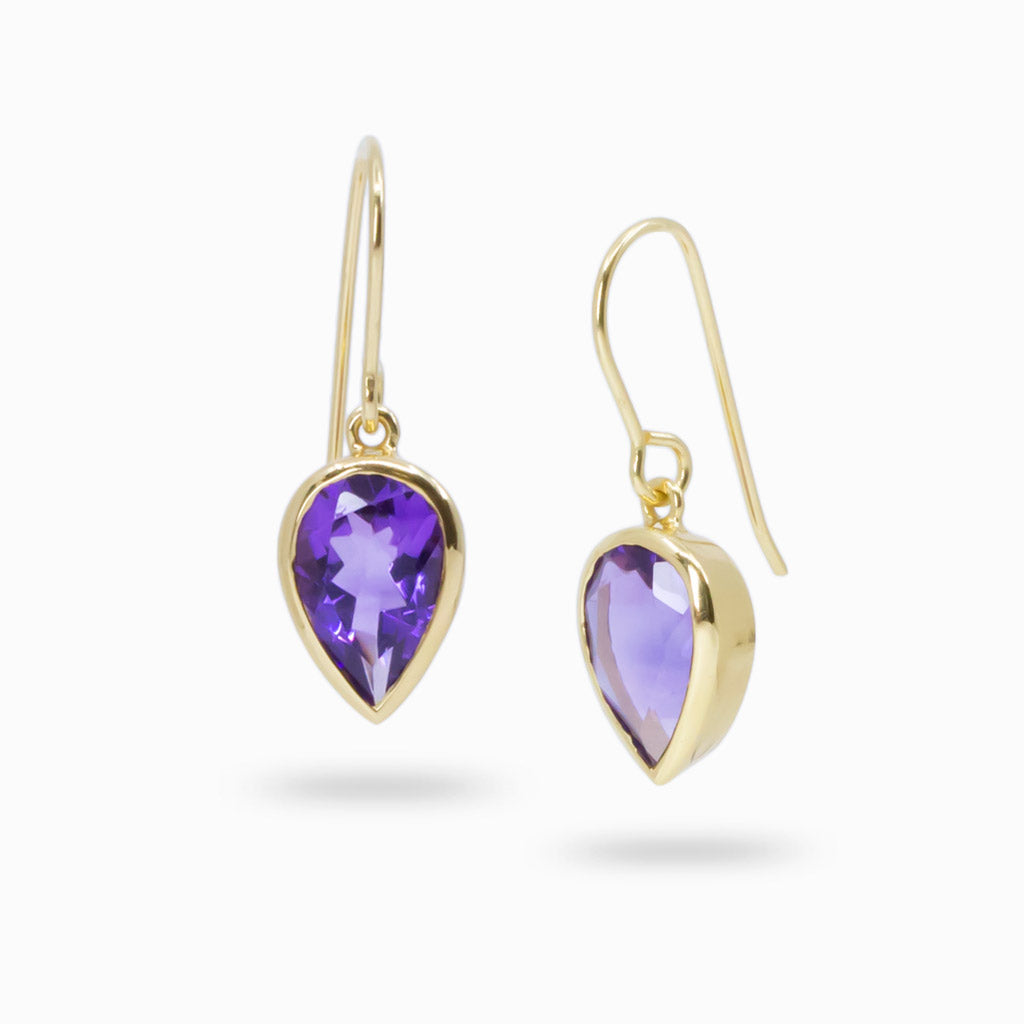 amethyst earrings