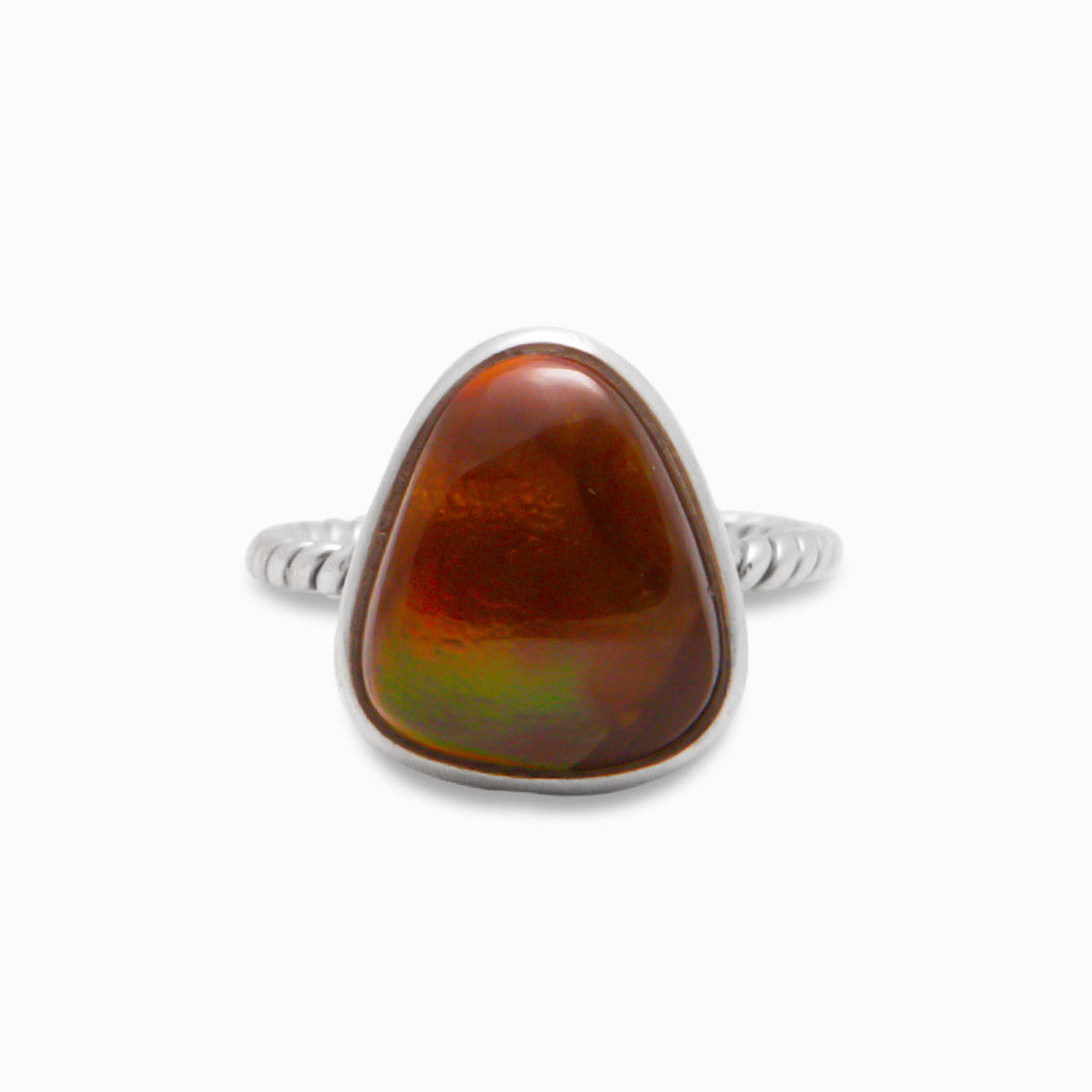 MEXICAN FIRE AGATE RING