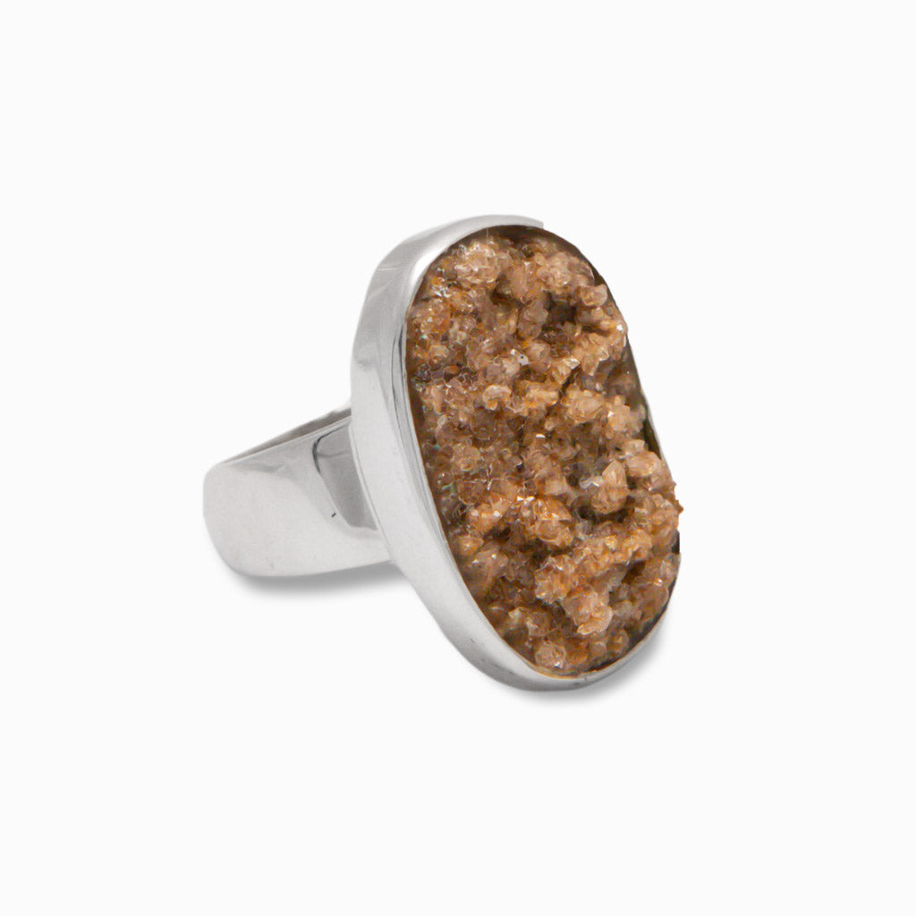 PETRIFIED WOOD RING