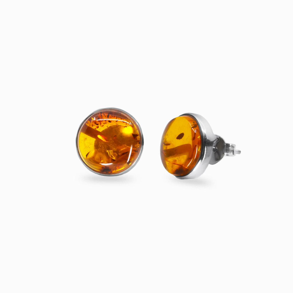 Amber Stud Earrings
