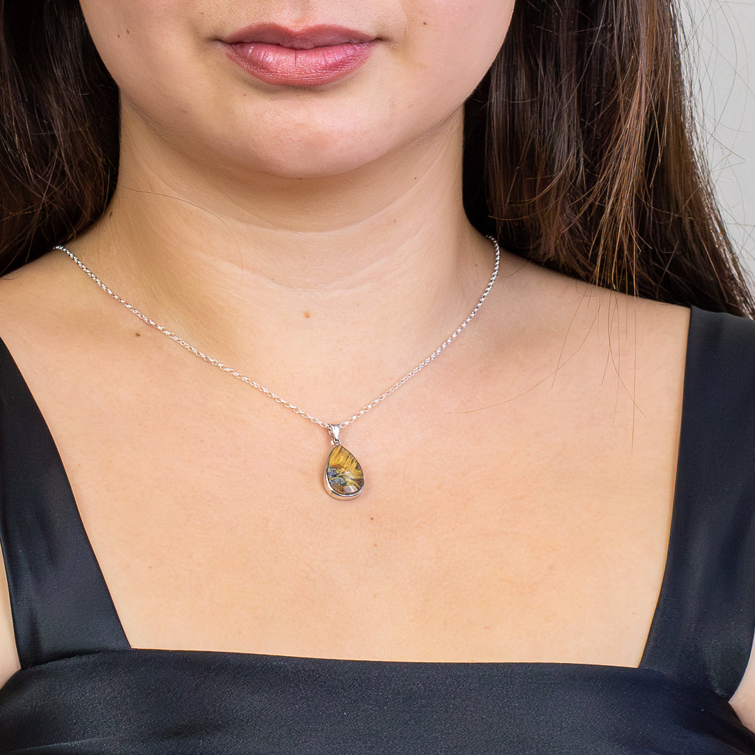 Star Rutilated Quartz & Hematite Necklace