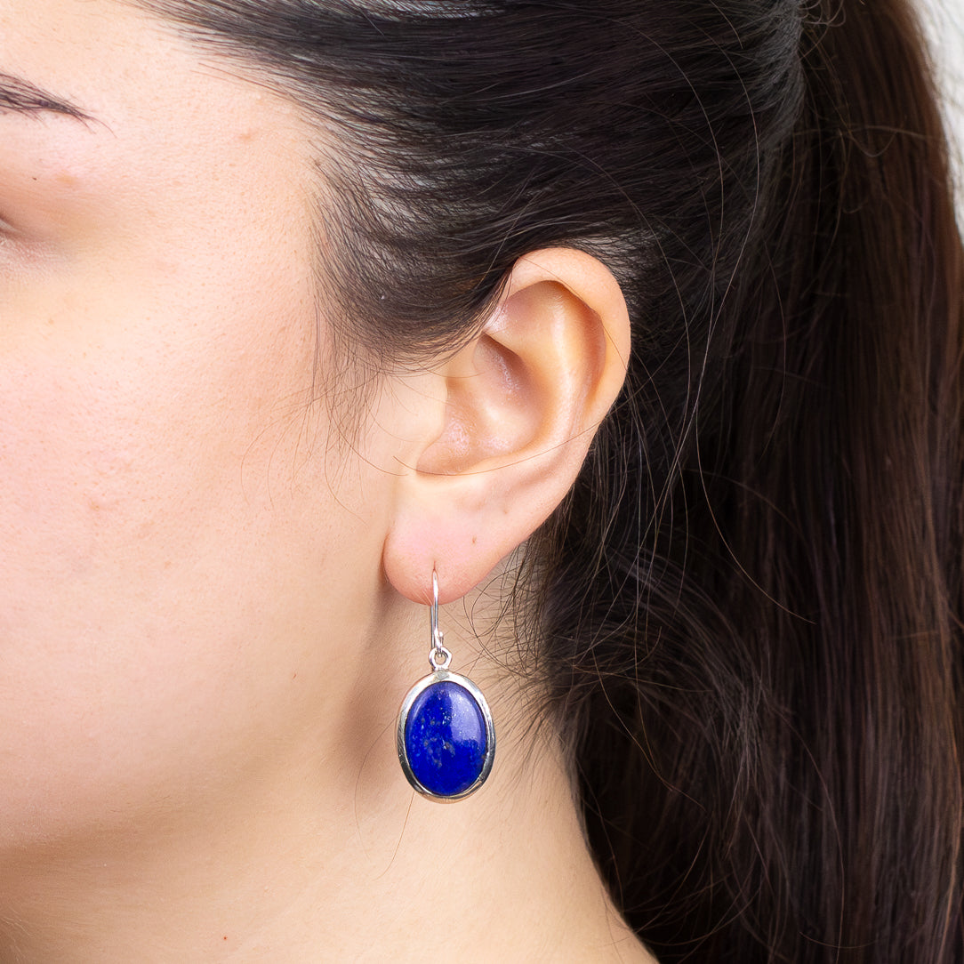 Lapis Lazuli Drop Earrings