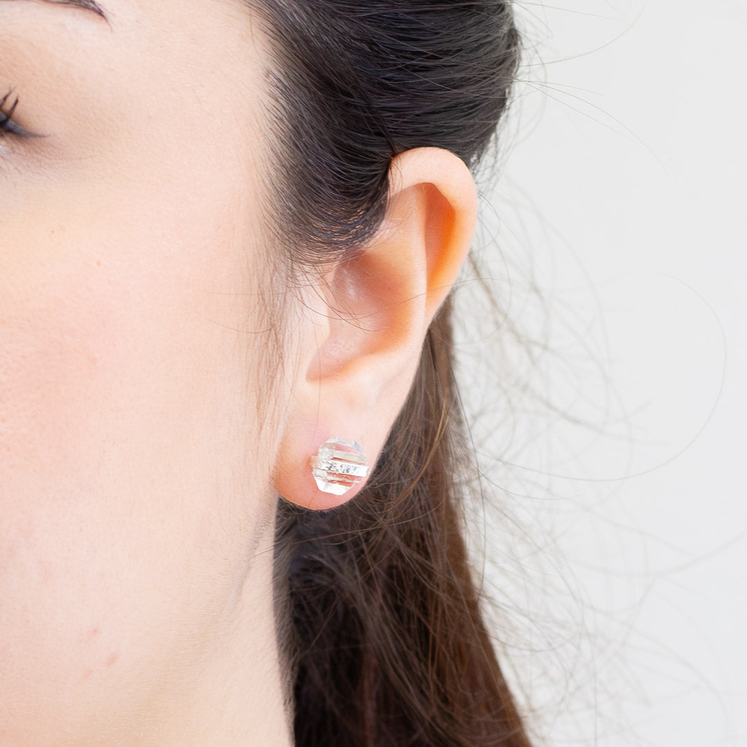 Herkimer Diamond Stud Earrings