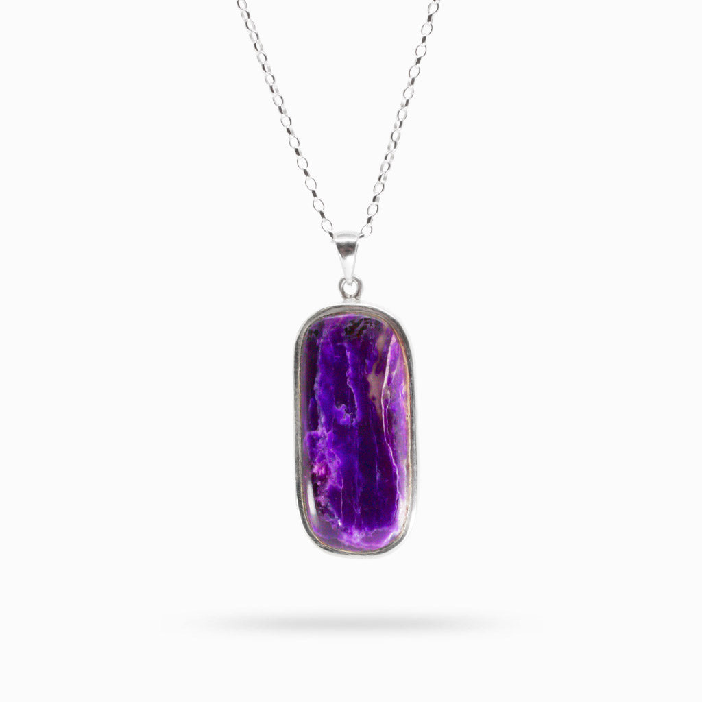CABOCHON SUGILITE NECKLACE
