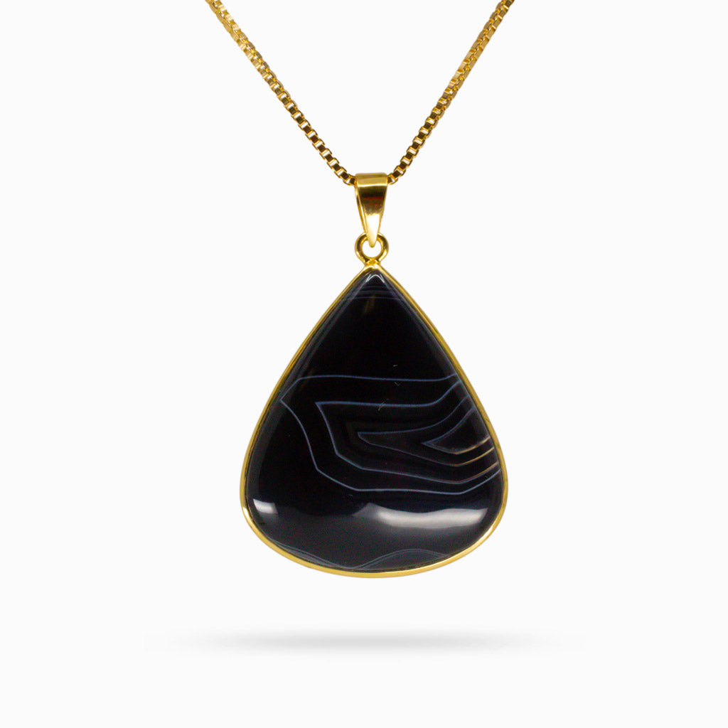 BANDED AGATE NECKLACE