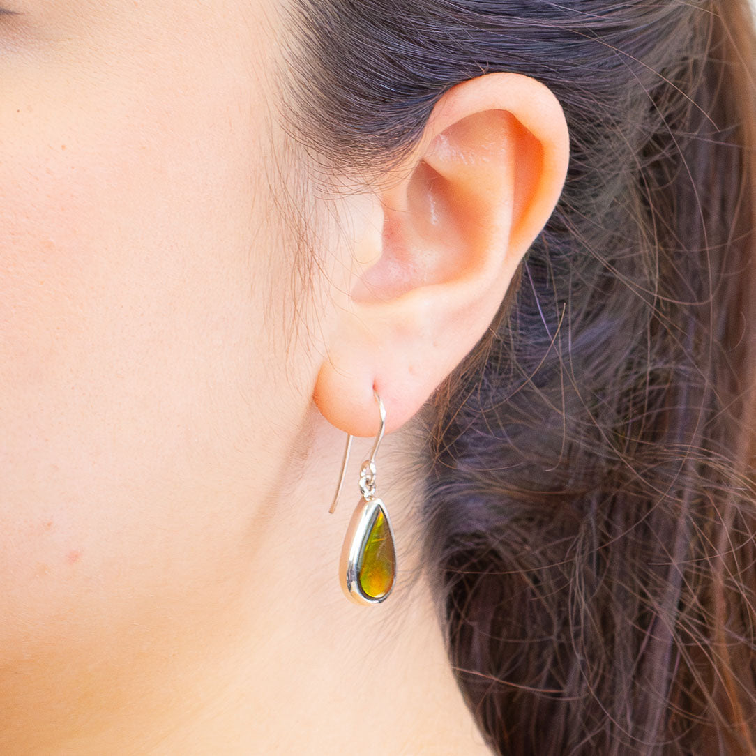 Ammolite Drop Earrings