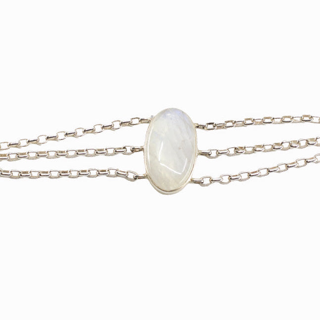 Rainbow Moonstone Bracelet