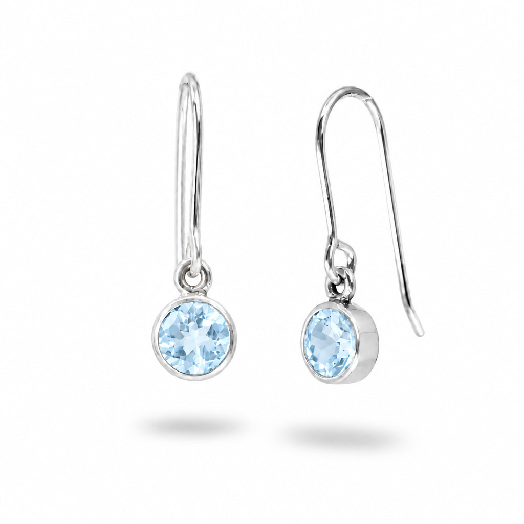 Blue Topaz Earrings