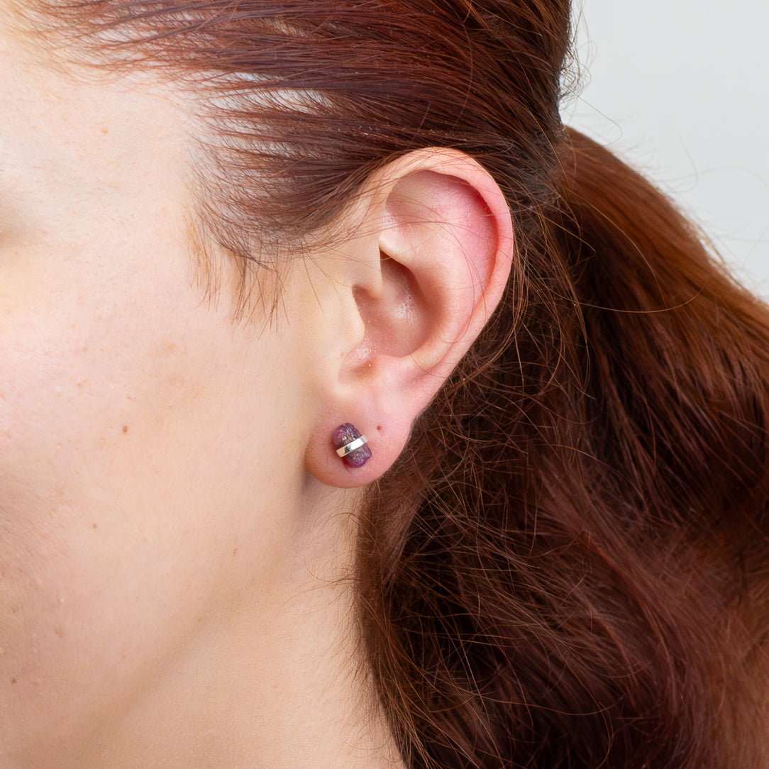 Ruby Stud Earrings