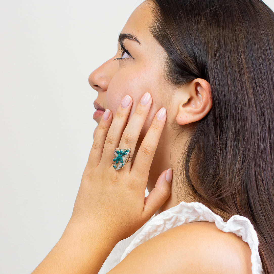 Dioptase Ring