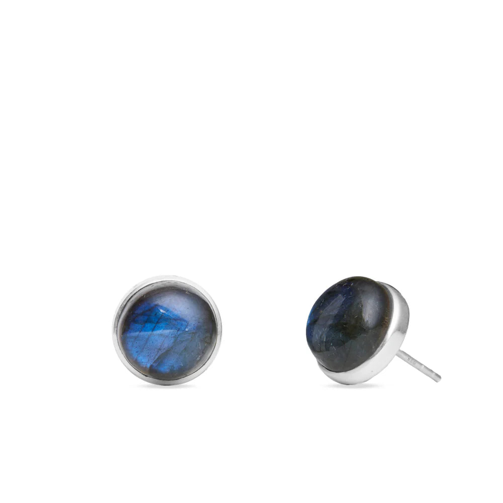Labradorite Stud Earrings