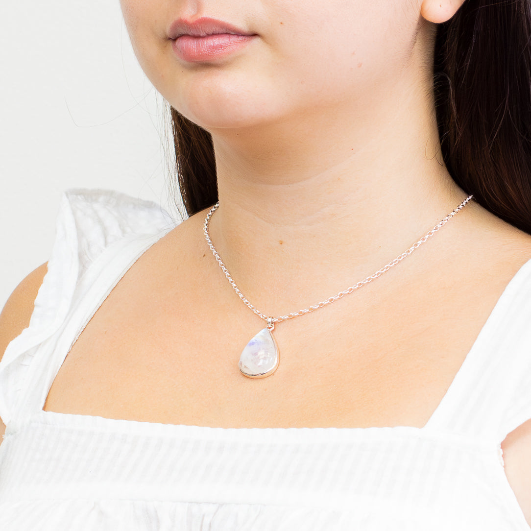 Rainbow Moonstone Necklace