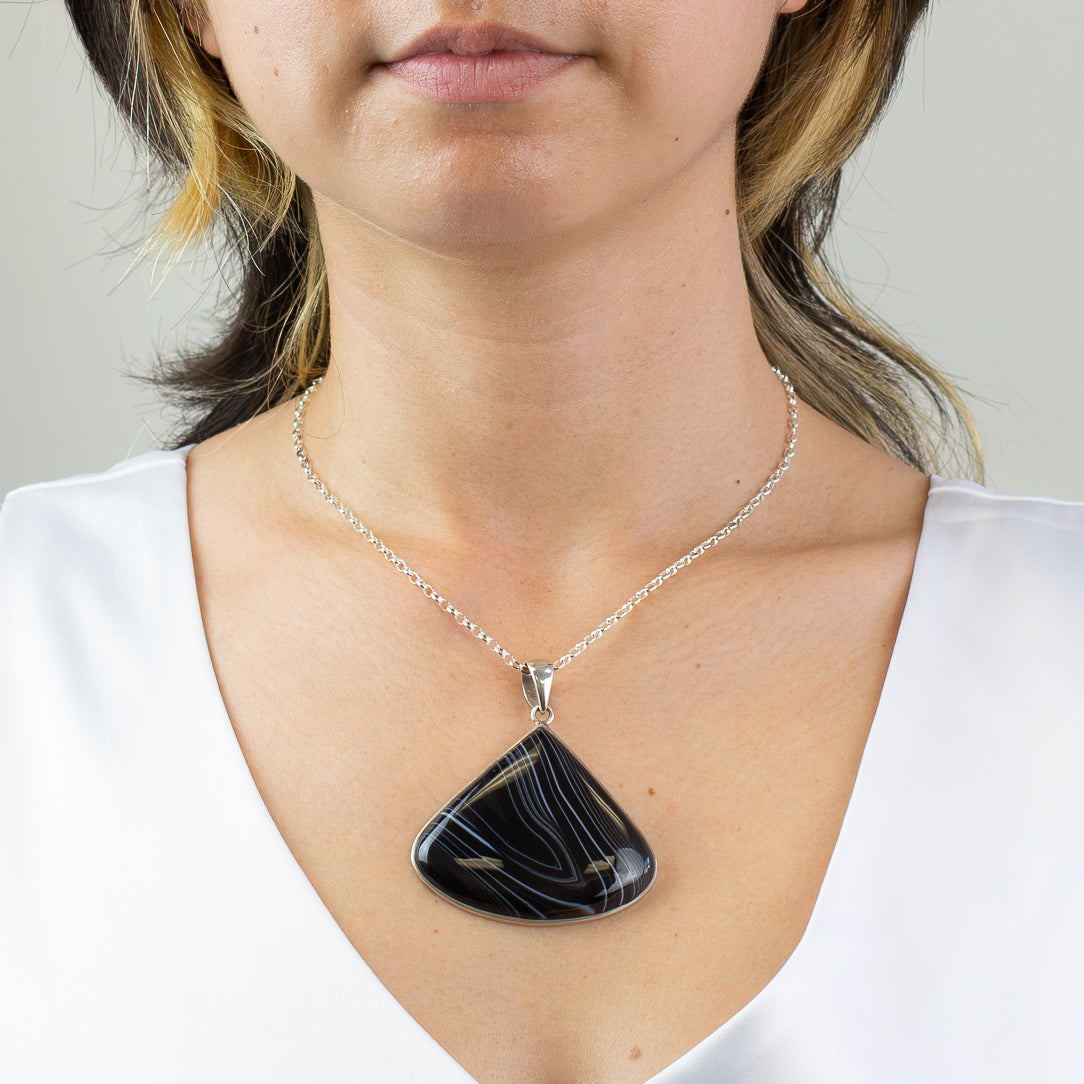 Banded Agate Necklace