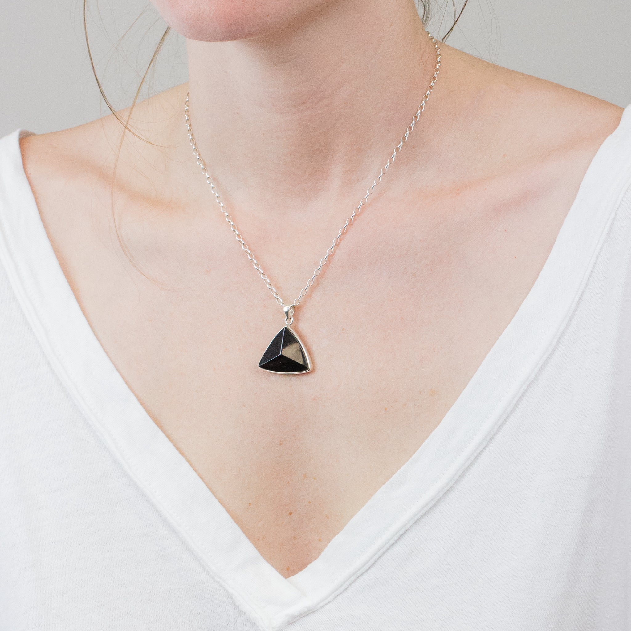 BLK TOURMALINE NECKLACE