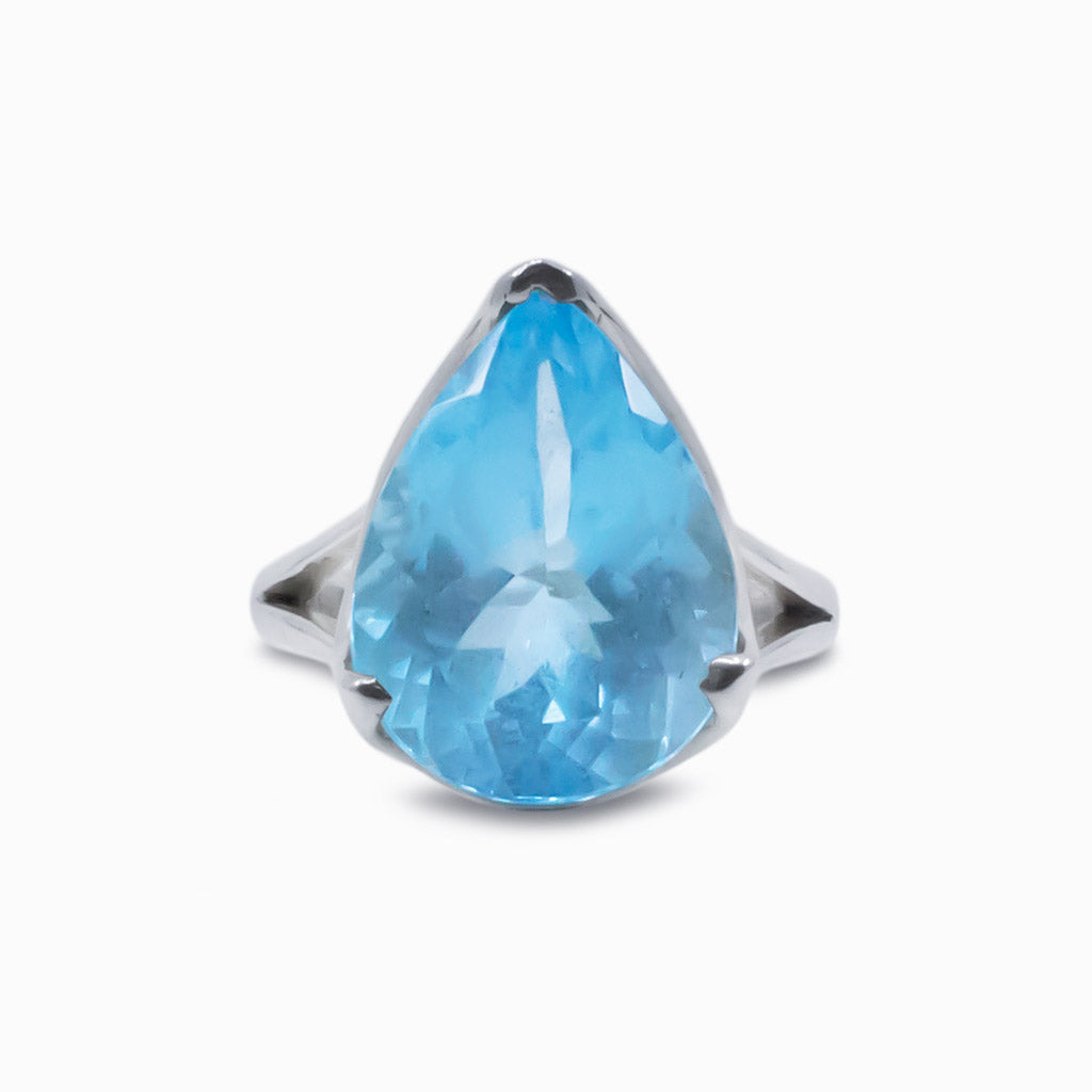 blue topaz ring