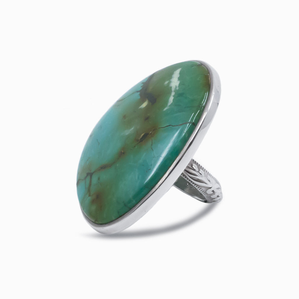 CAMPO FRIO TURQUOISE RING SIDE VIEW