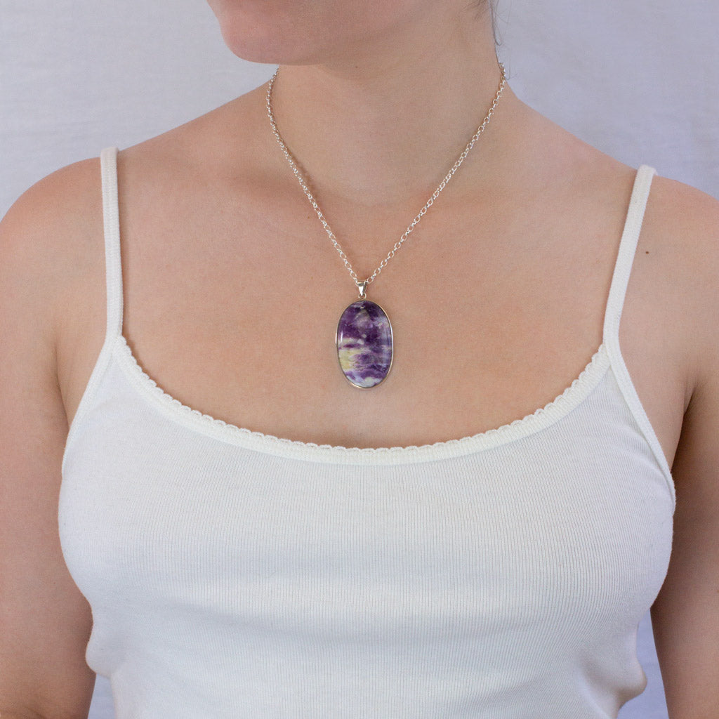 Tiffany Stone necklace on model