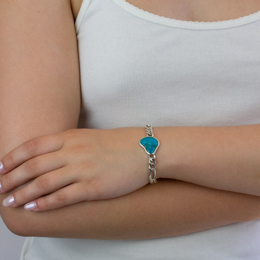 Sleeping Beauty Bracelet on model