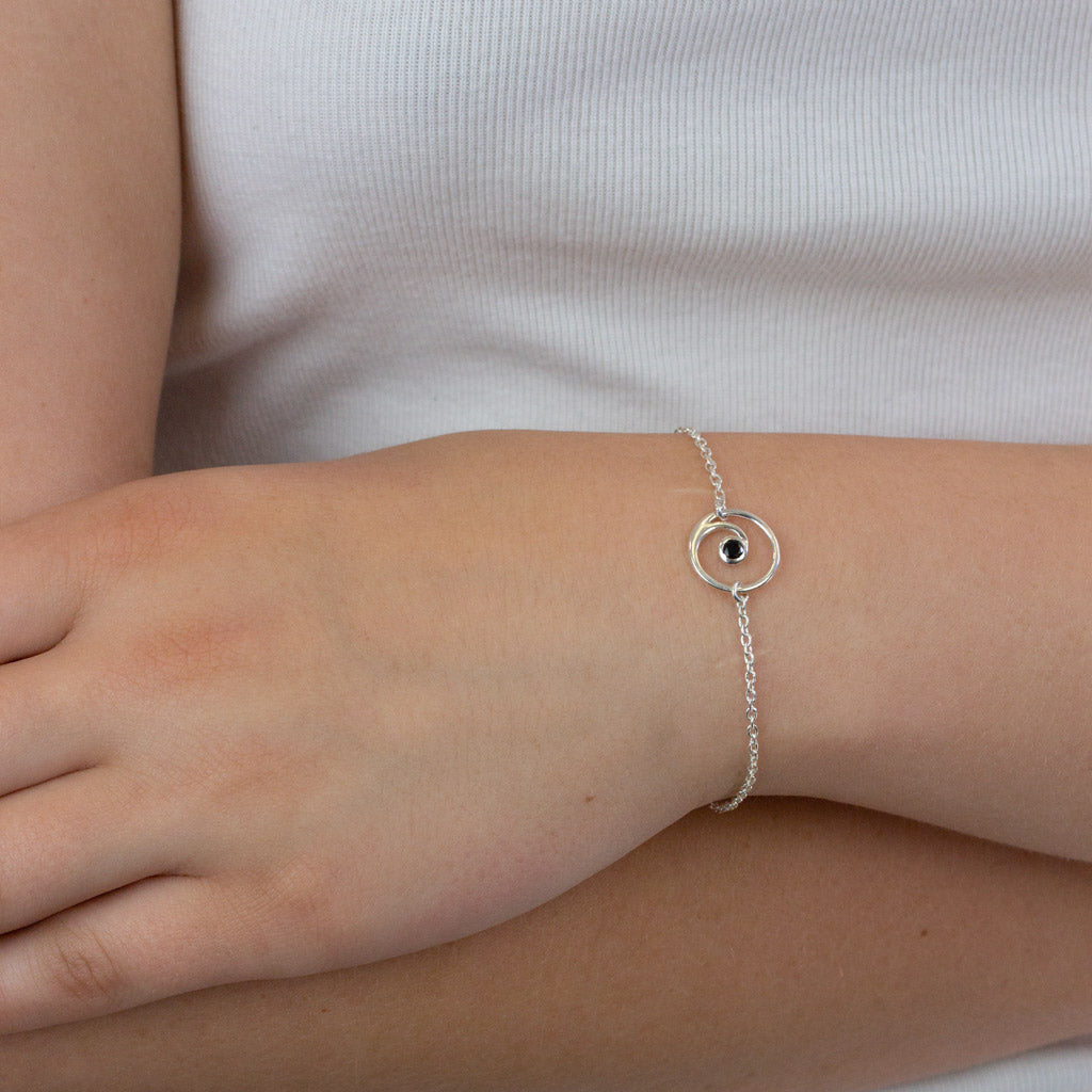 Onyx Bracelet on model