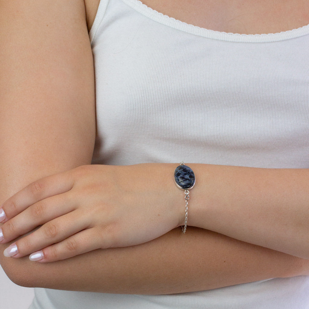 Pietersite Bracelet on model