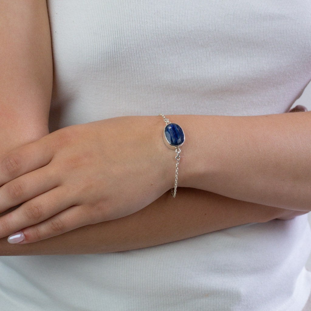 Kyanite Bracelet on model