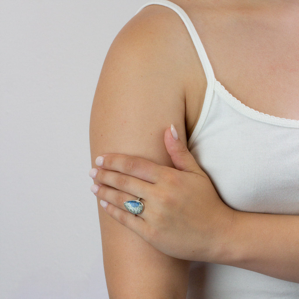 k2 jasper ring on model