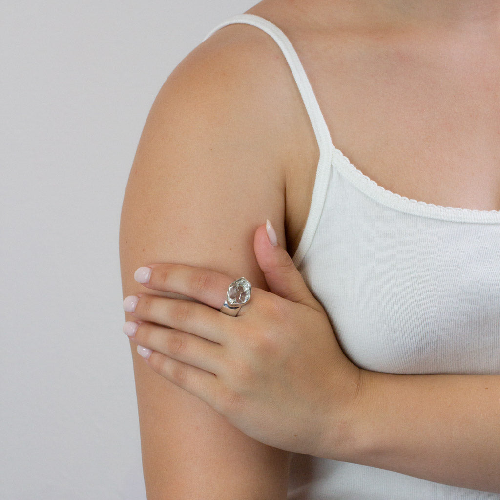 Herkimer Diamond ring