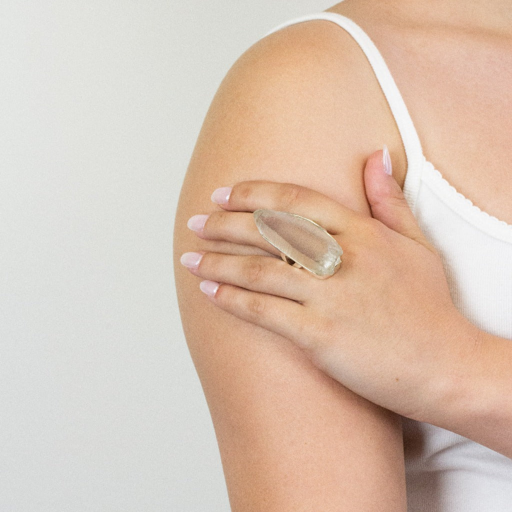 Lemurian Seed ring on model