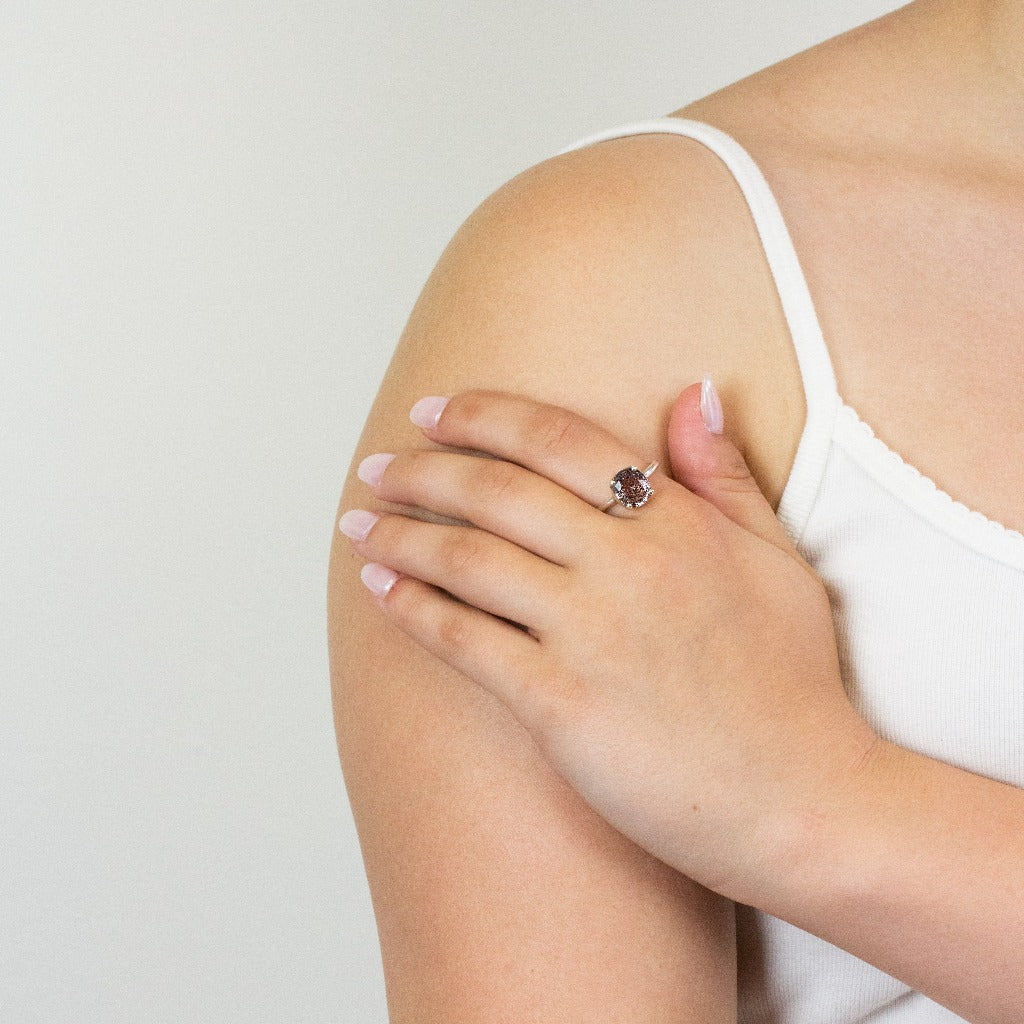 Lepidocrocite ring on model