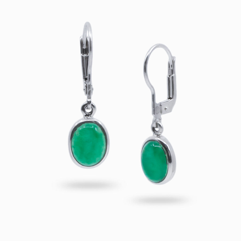 CHRYSOPRASE DROP EARRINGS
