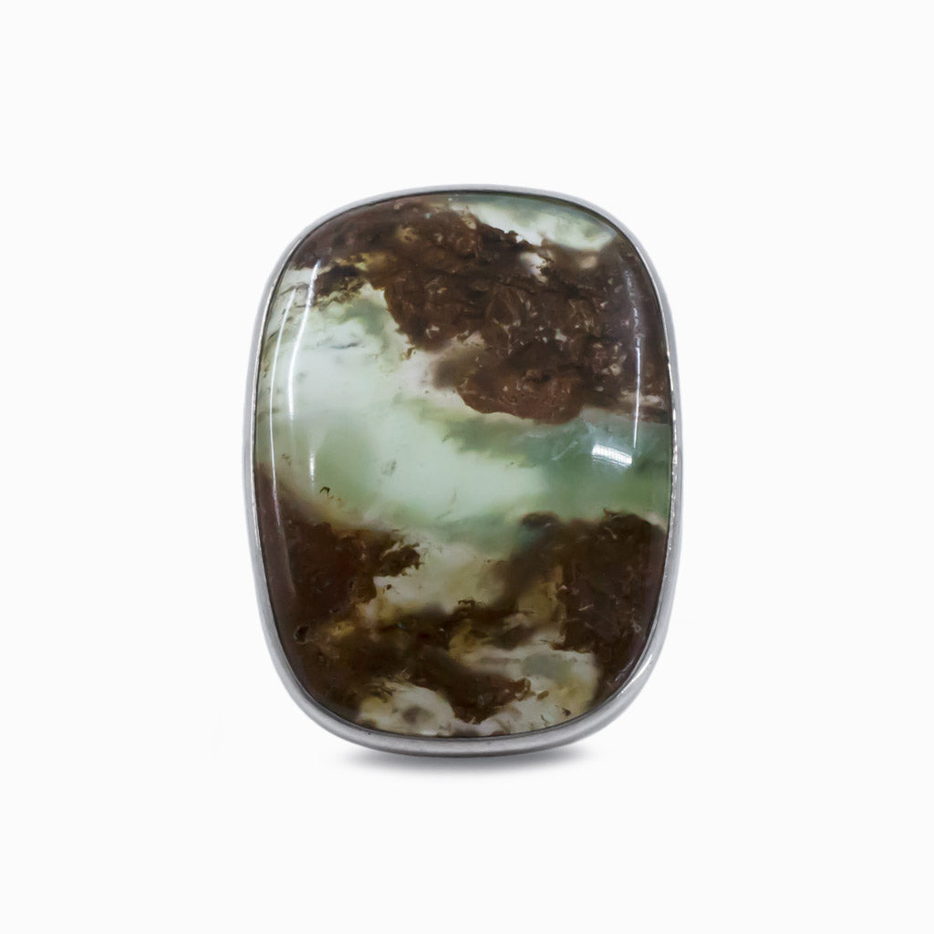 CHRYSOPRASE IN MATRIX RING