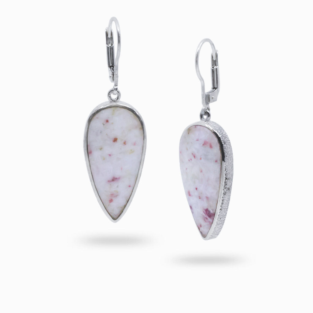 cinnebar drop earrings