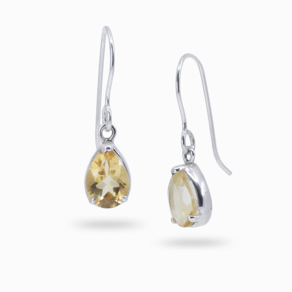 Citrine outlets drop earrings in Sterling Silver or Gold