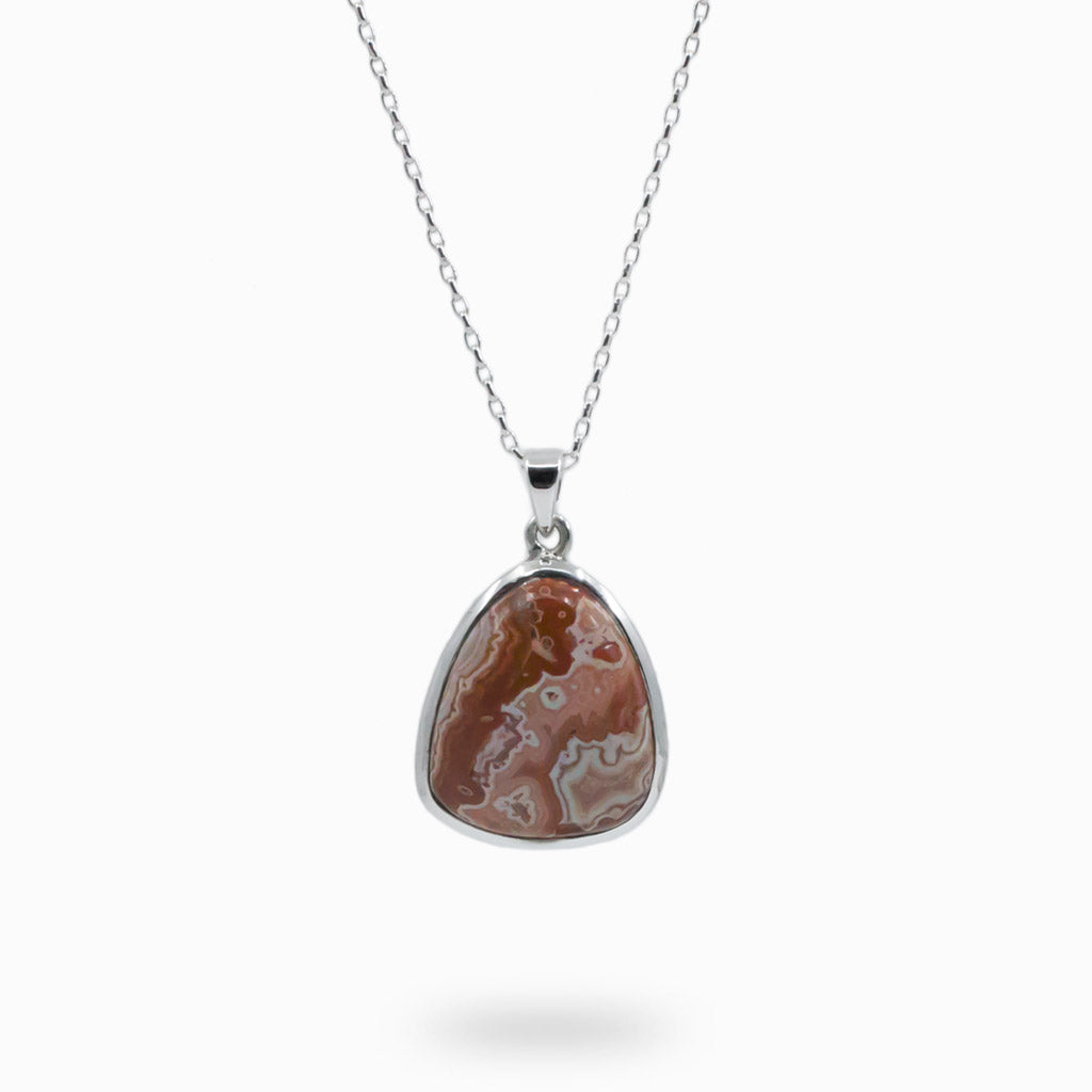 Crazy lace agate on sale necklace