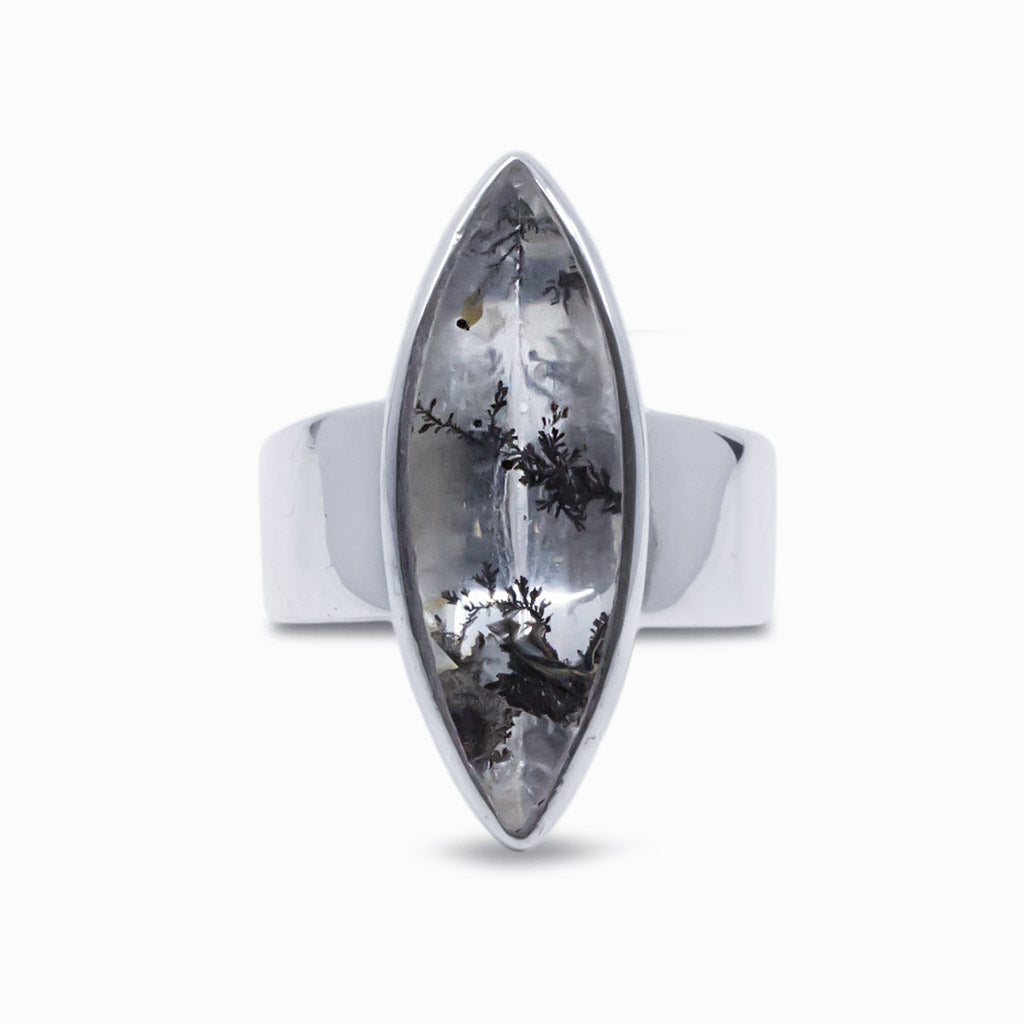 dendritic quartz ring