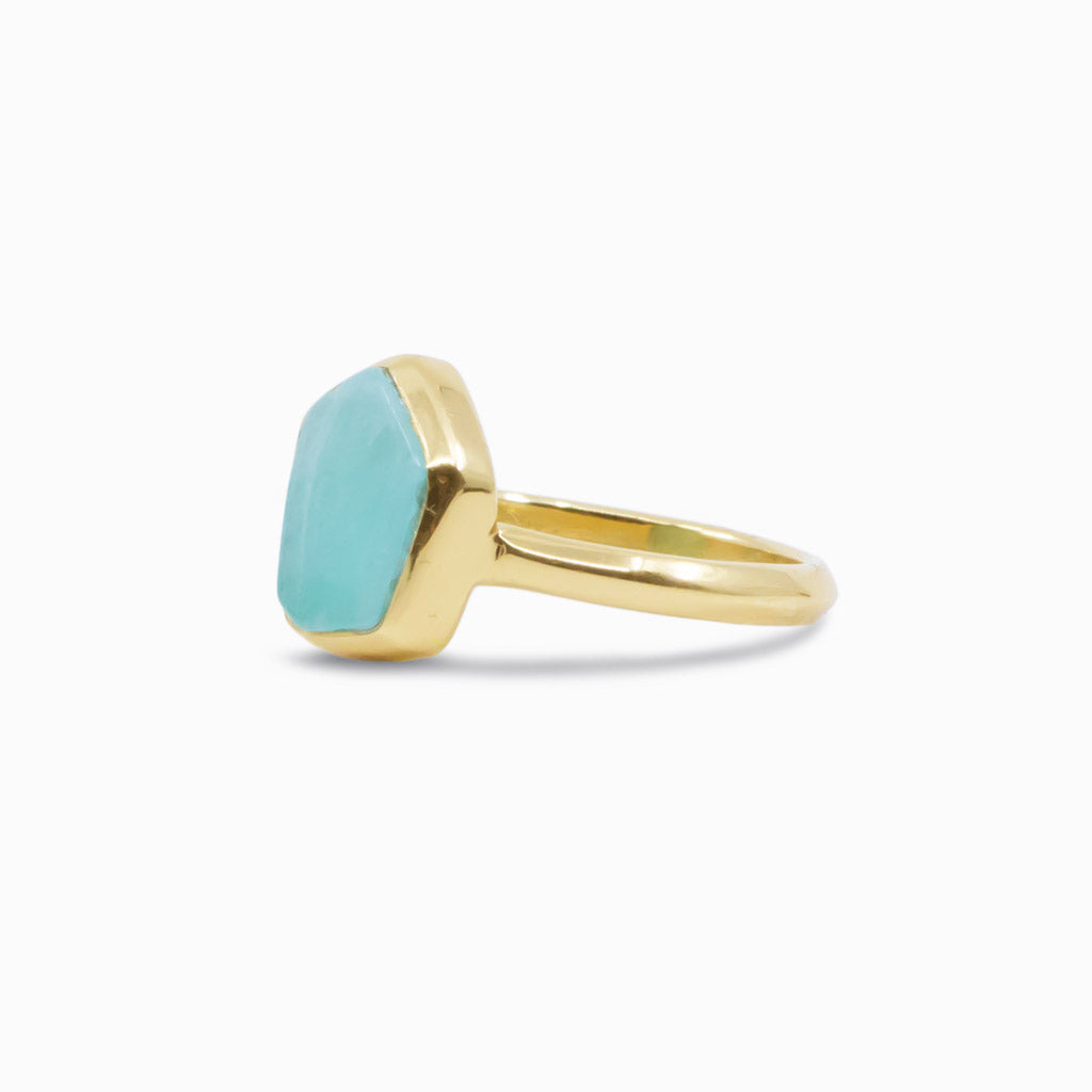 Gold Vermeil Emerald Ring