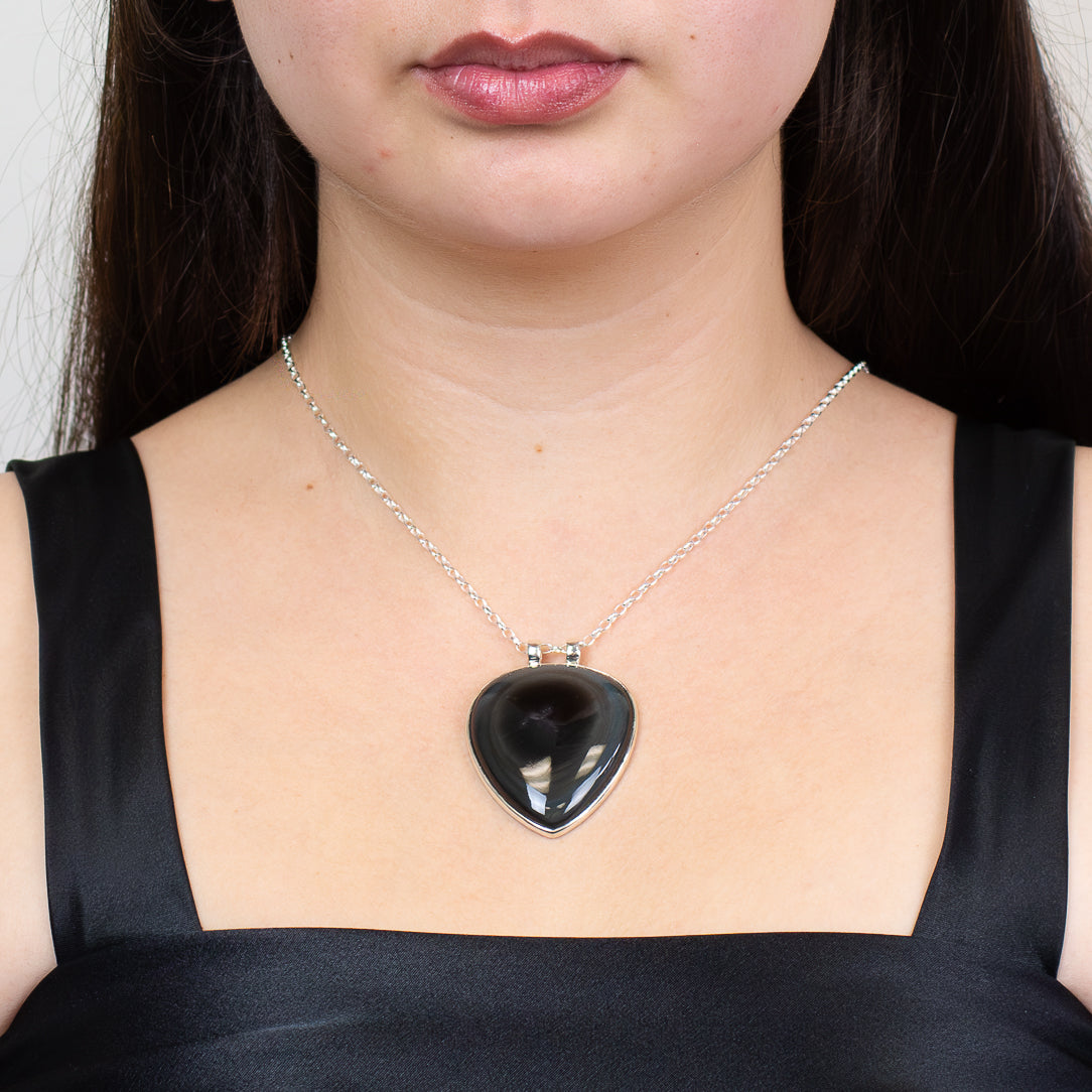 Rainbow Obsidian Necklace