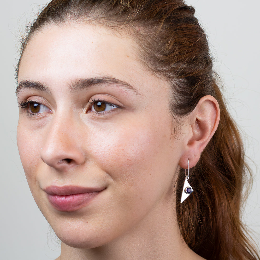 Amethyst Drop Earrings