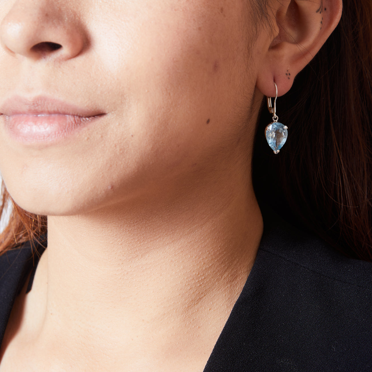 Blue Topaz Earrings