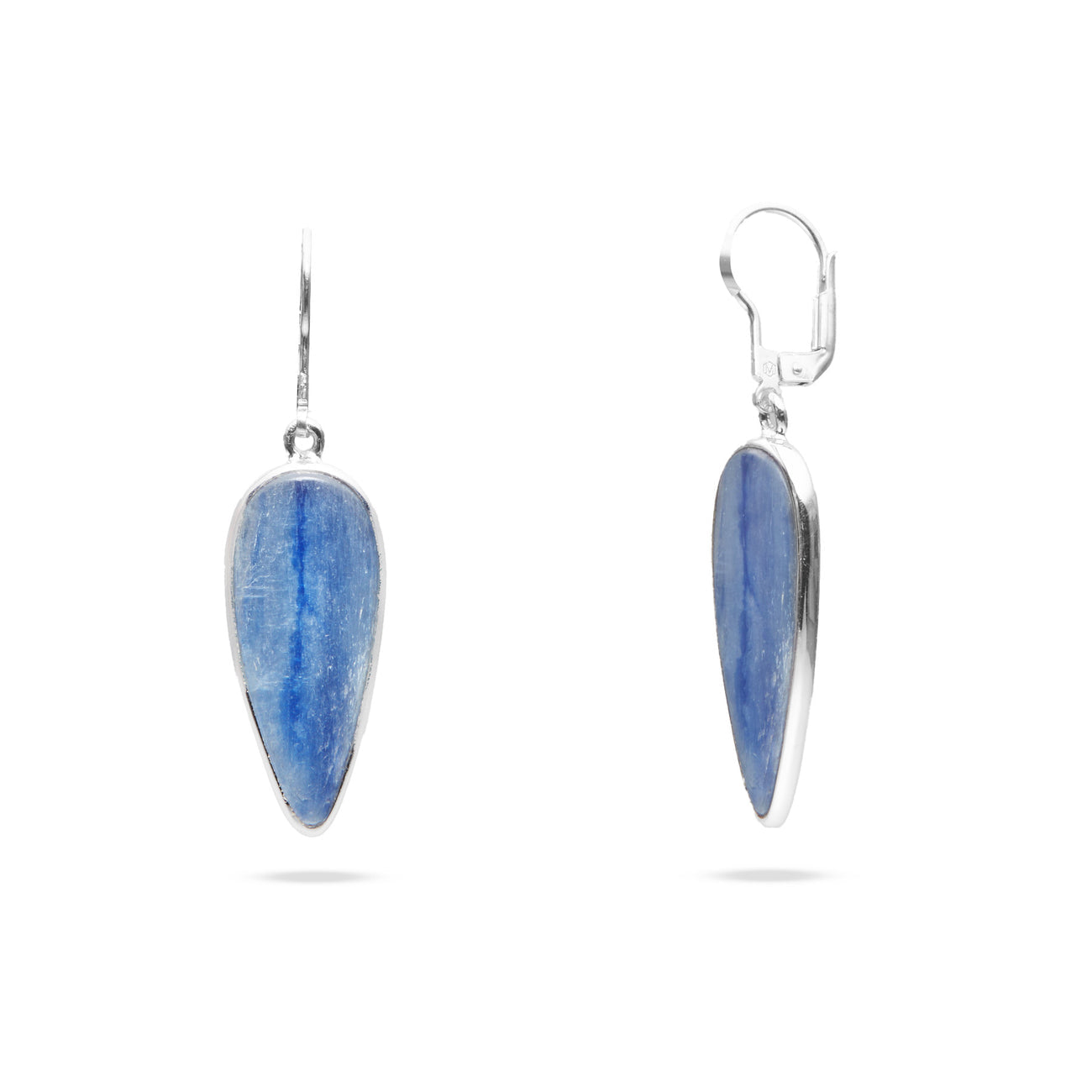 CABOCHON KYANITE TEAR EARRINGS | MADE IN EARTH