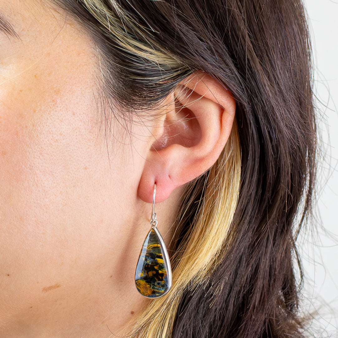 Pietersite Drop Earrings