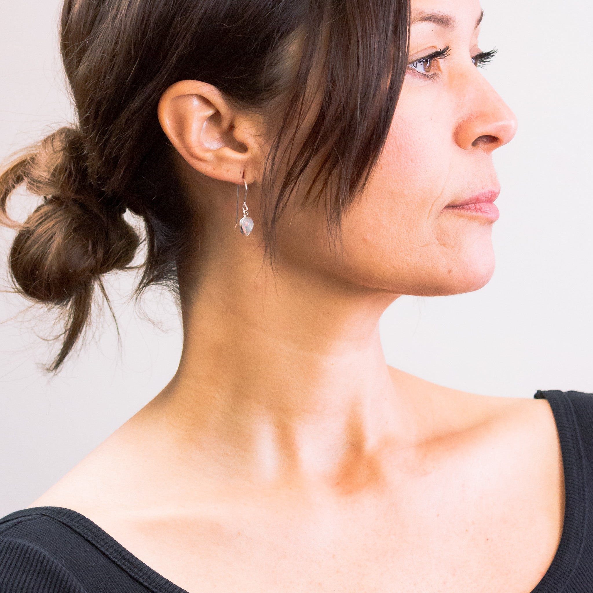 Precious Opal Drop Earrings