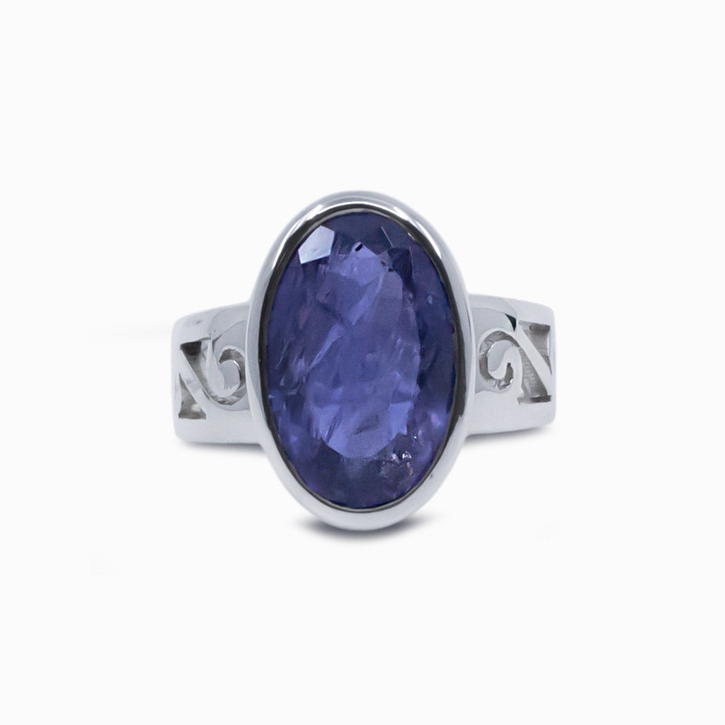 Iolite ring