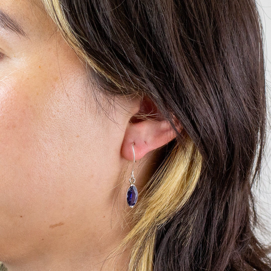 Iolite Drop Earrings