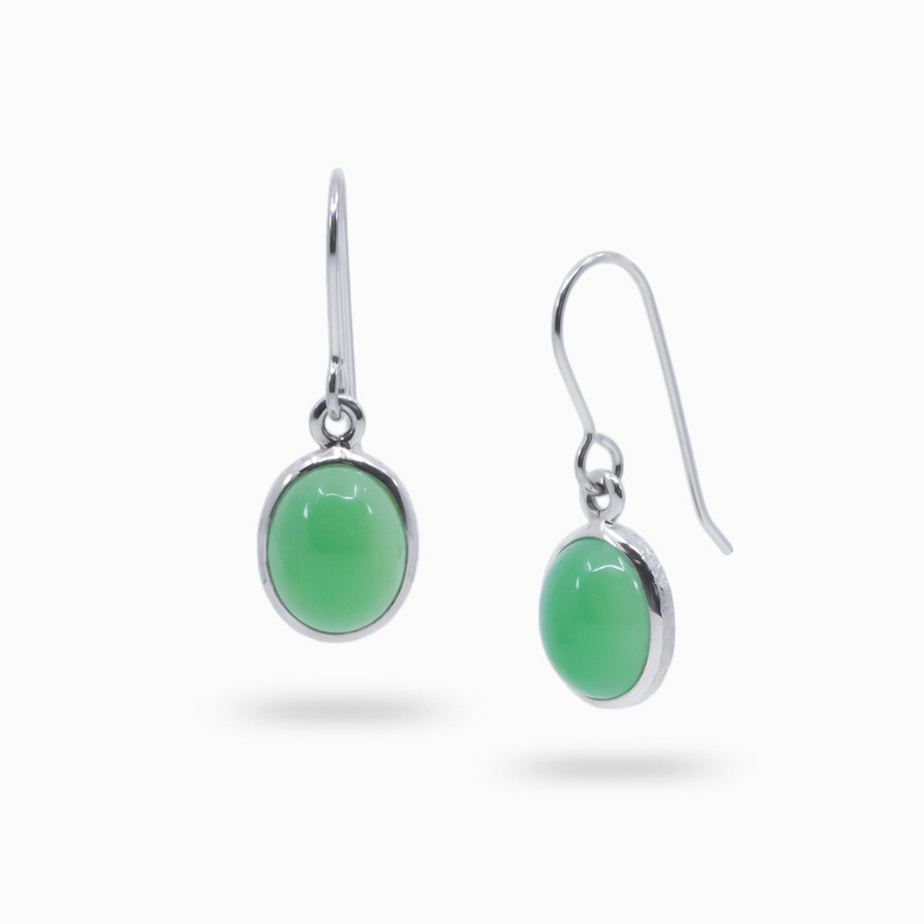 jade drop earrings