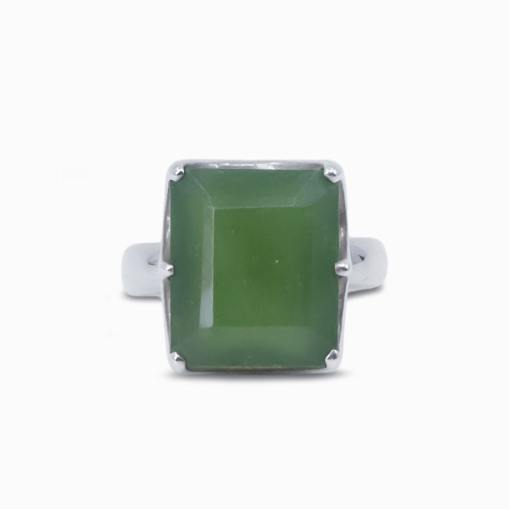 Square Jade Ring