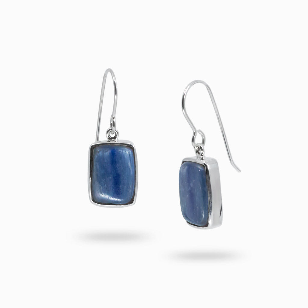 Cabochon Kyanite Drop Earrings